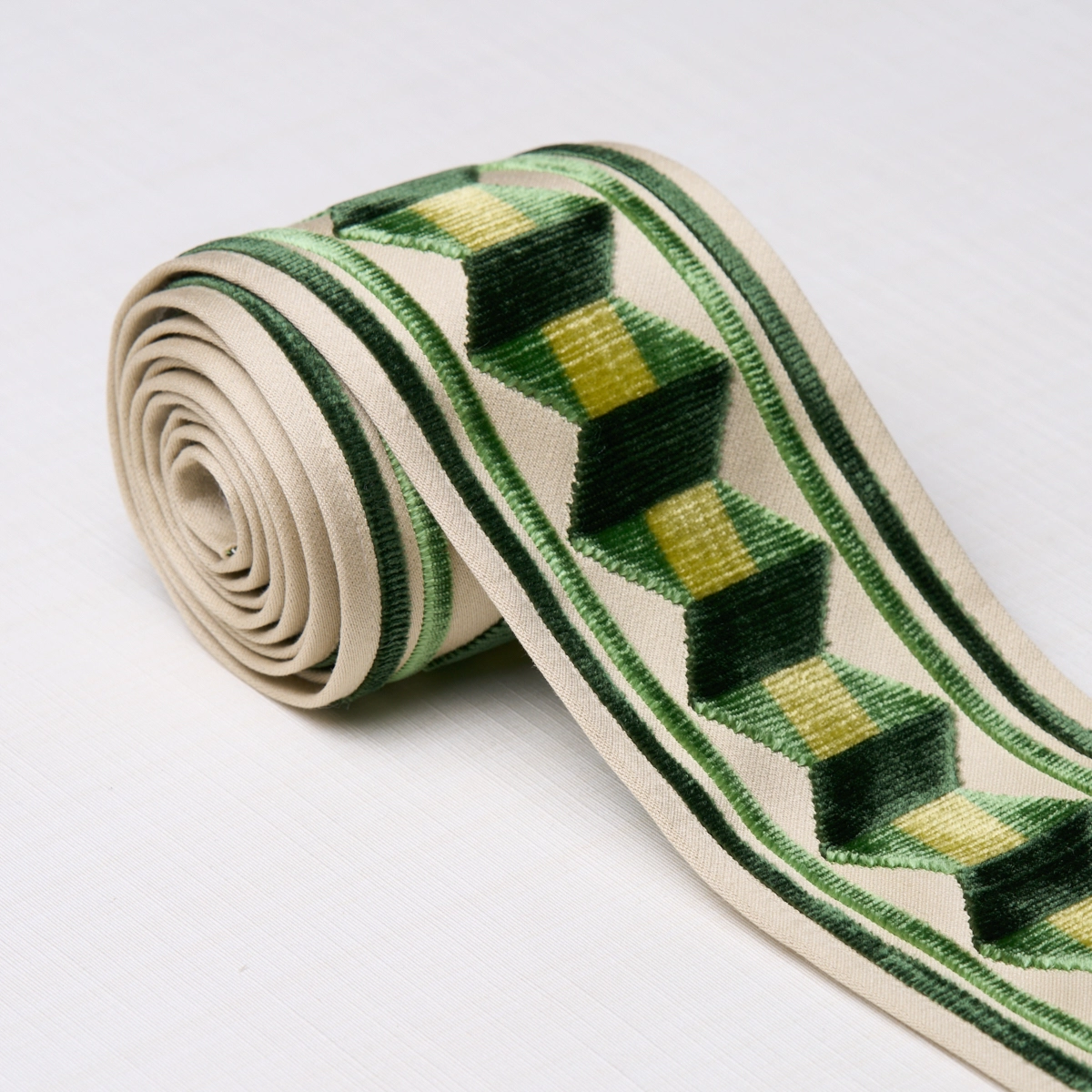 Jilly Velvet Tape_ PEAR GREEN