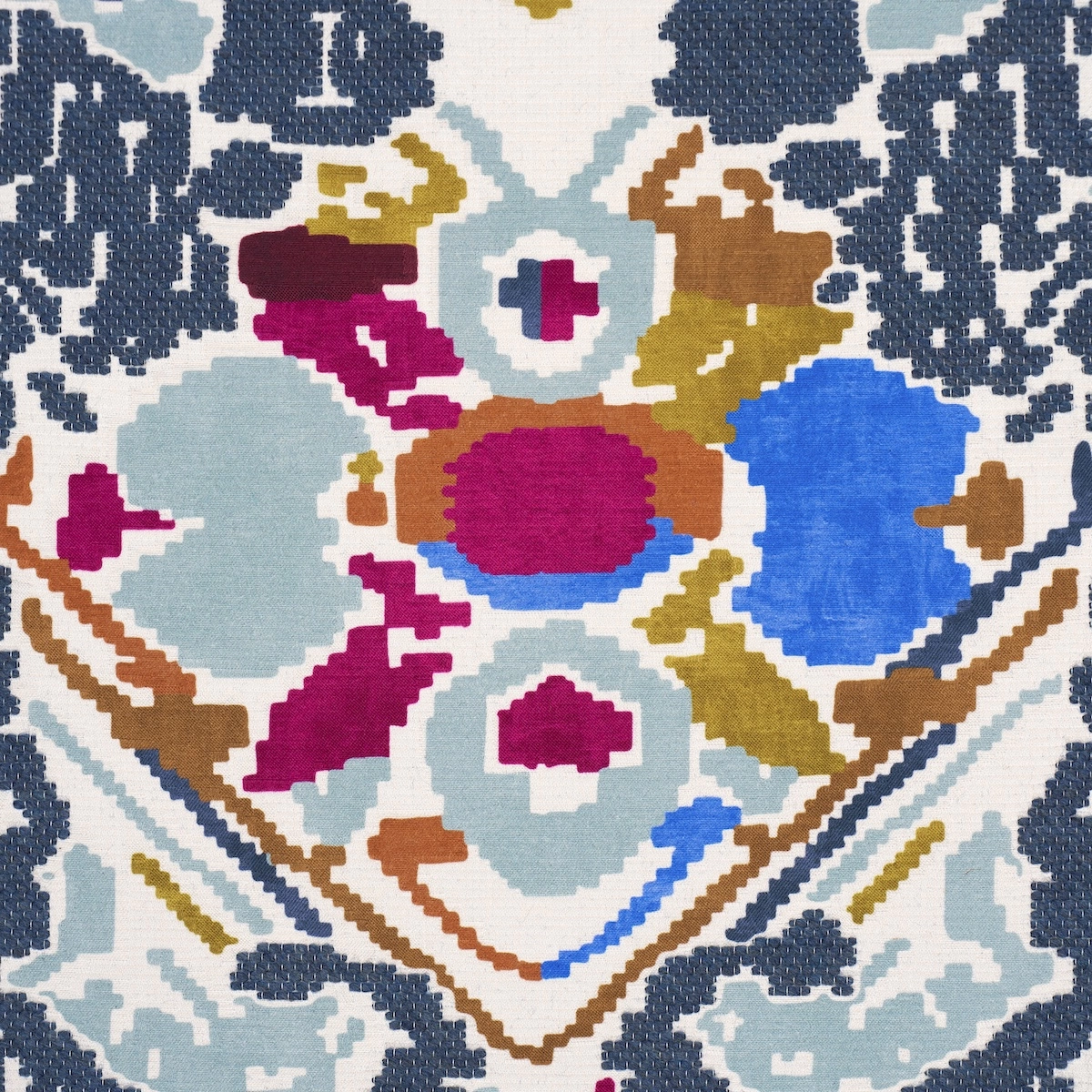 REVERSIBLE DIGITAL DAMASK_ DENIM
