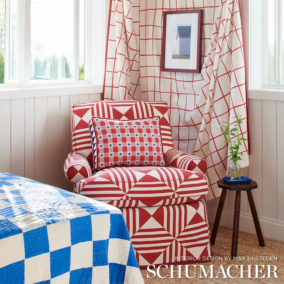 QUILTED DIAMOND TAPE_ AMERICANA