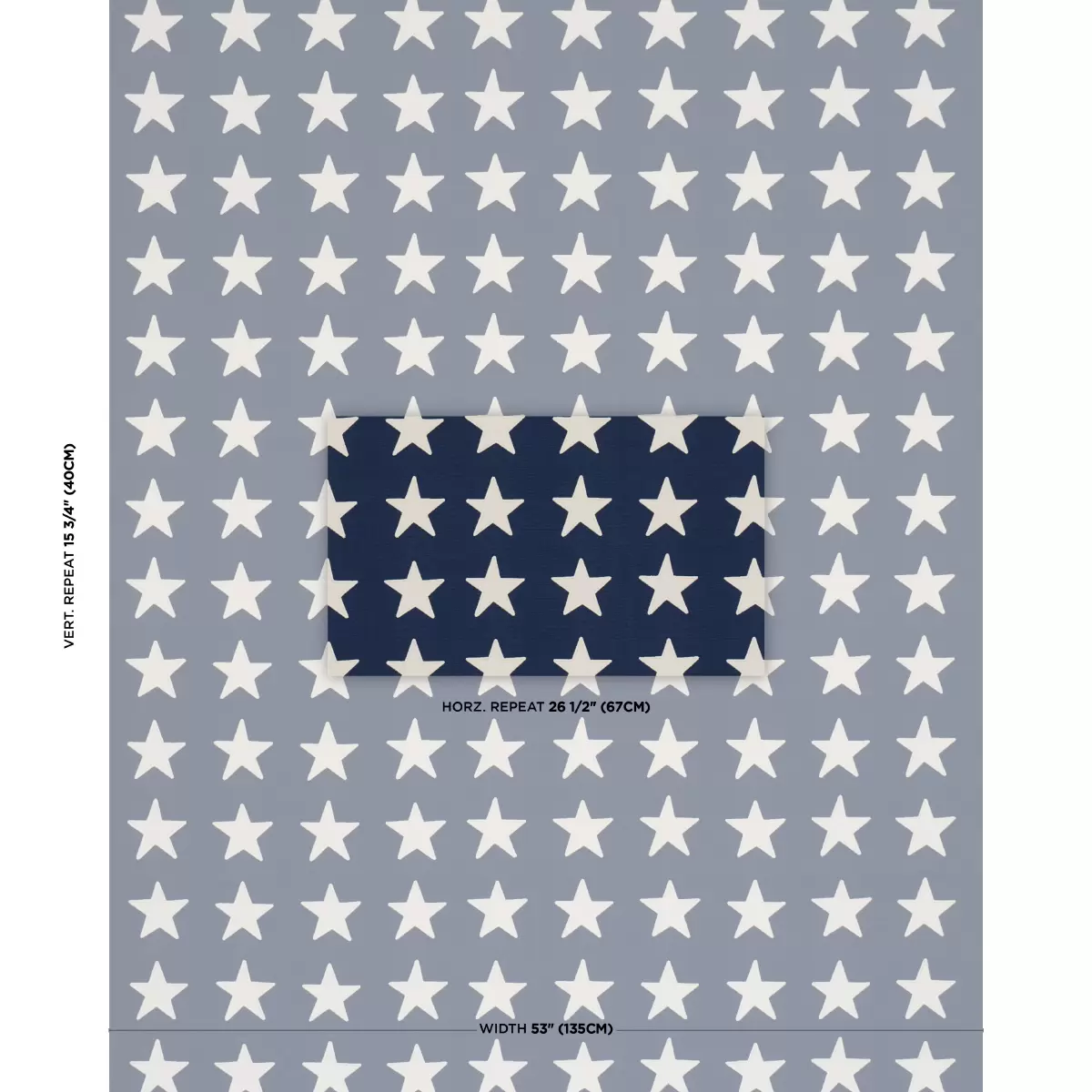 Starfield Appliqué_ NAVY