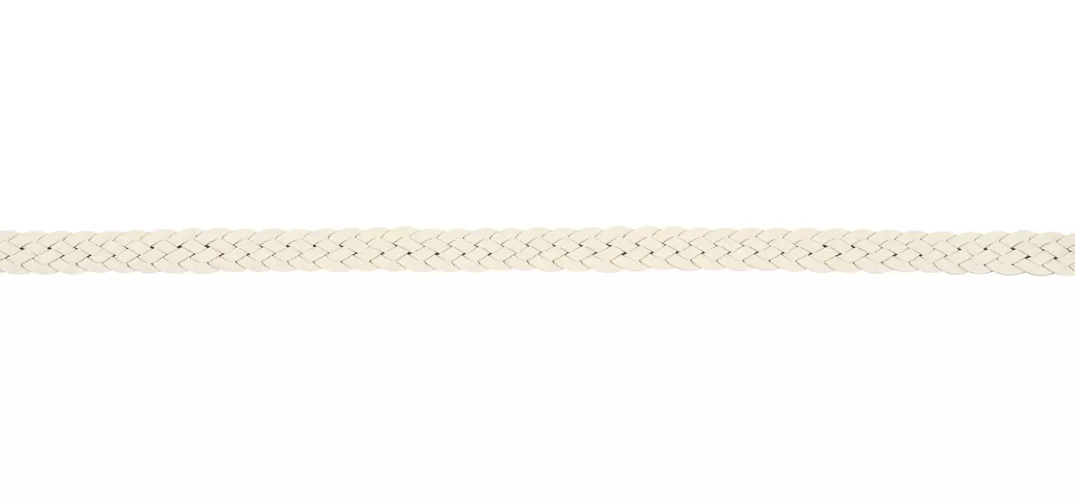 PONDERA LEATHER BRAID_ IVORY