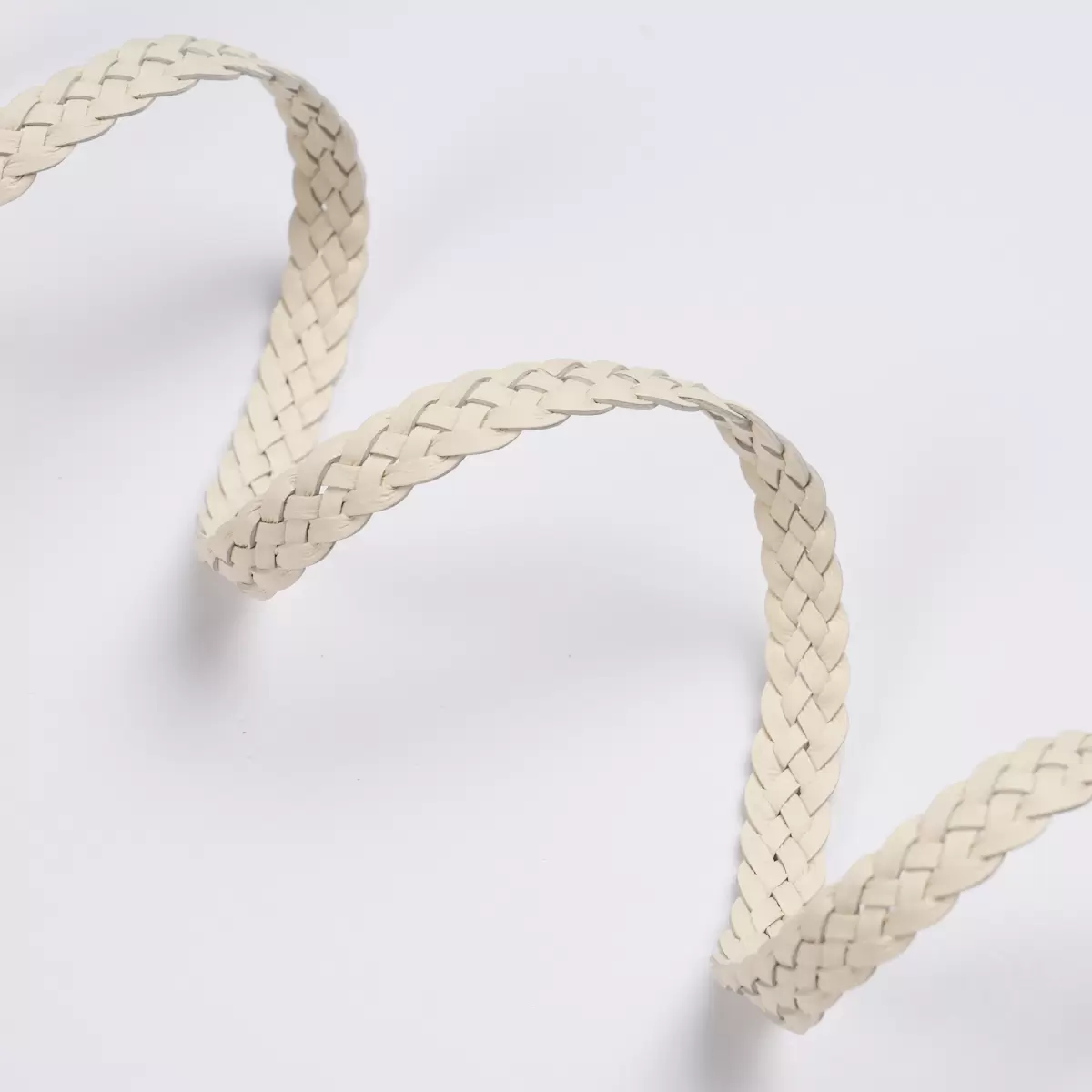 PONDERA LEATHER BRAID_ IVORY