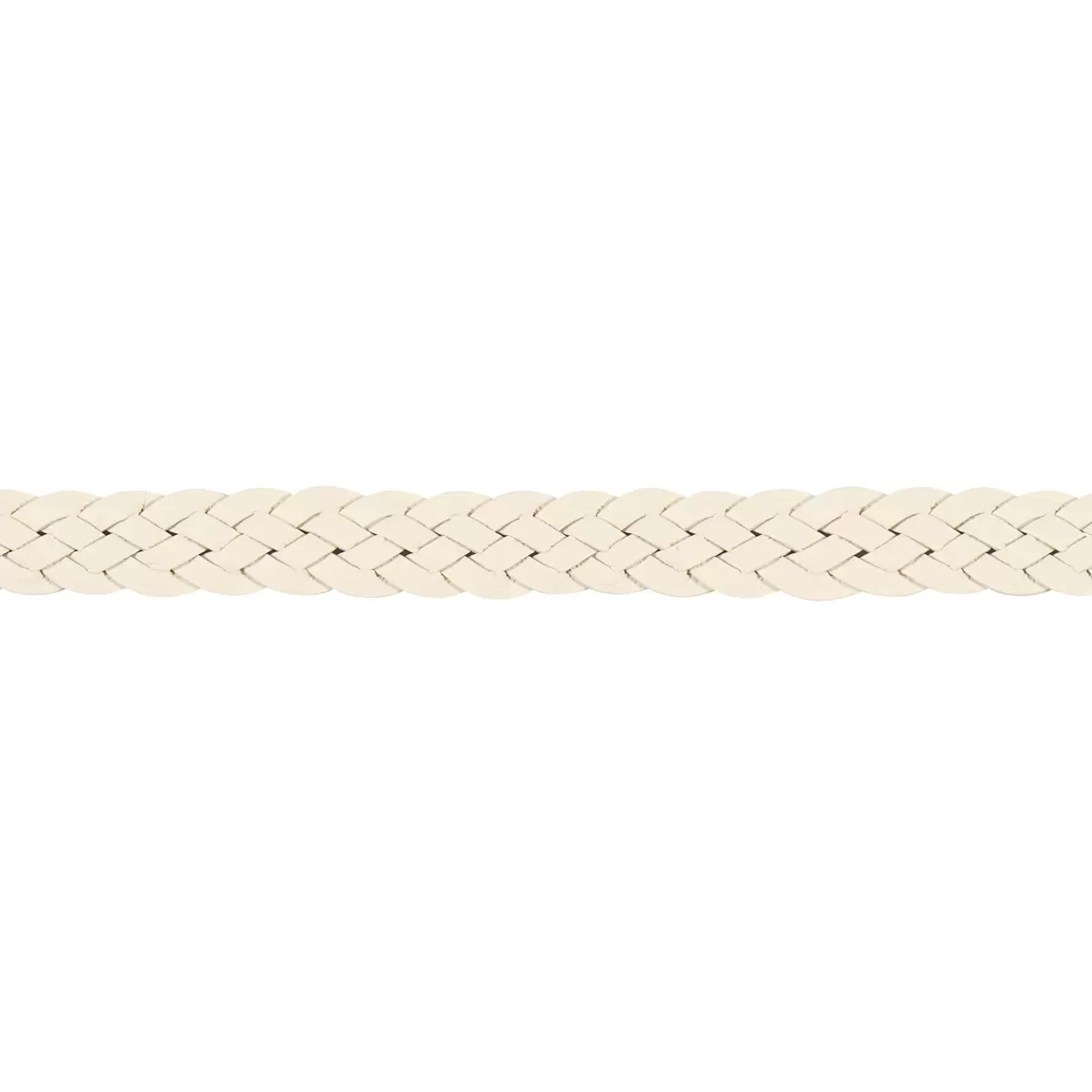 PONDERA LEATHER BRAID_ IVORY