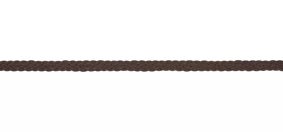 PONDERA LEATHER BRAID_ DARK BROWN