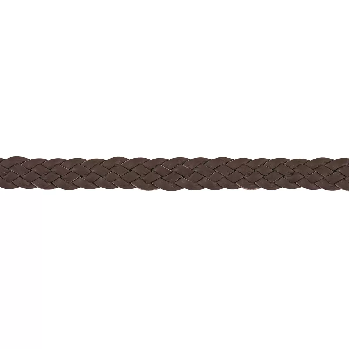 PONDERA LEATHER BRAID_ DARK BROWN