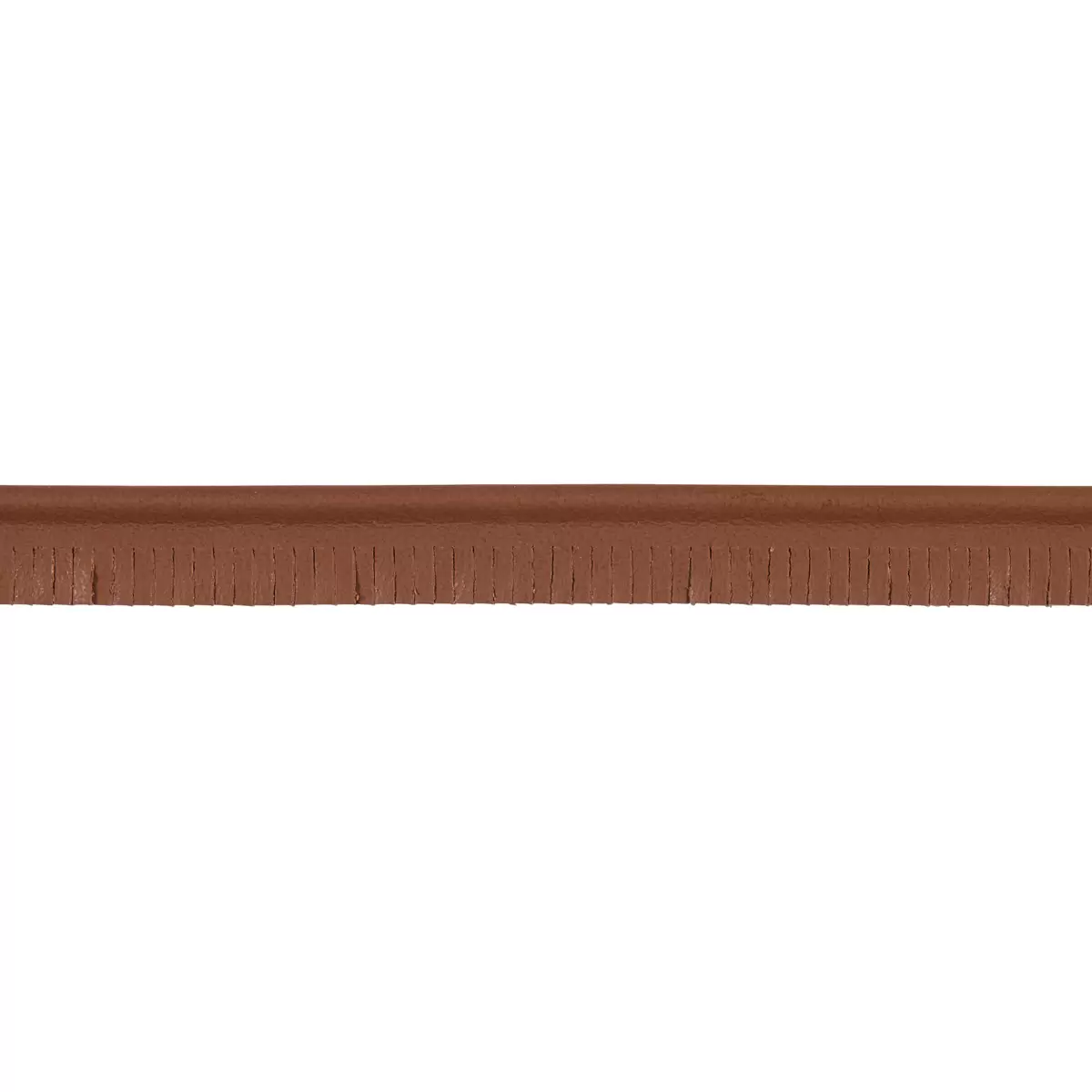 BURNHAM NARROW LEATHER PIPING_ BROWN