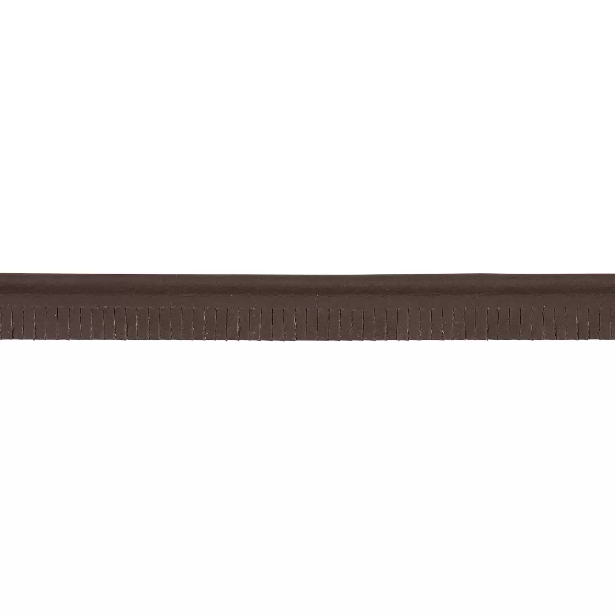 BURNHAM NARROW LEATHER PIPING_ DARK BROWN