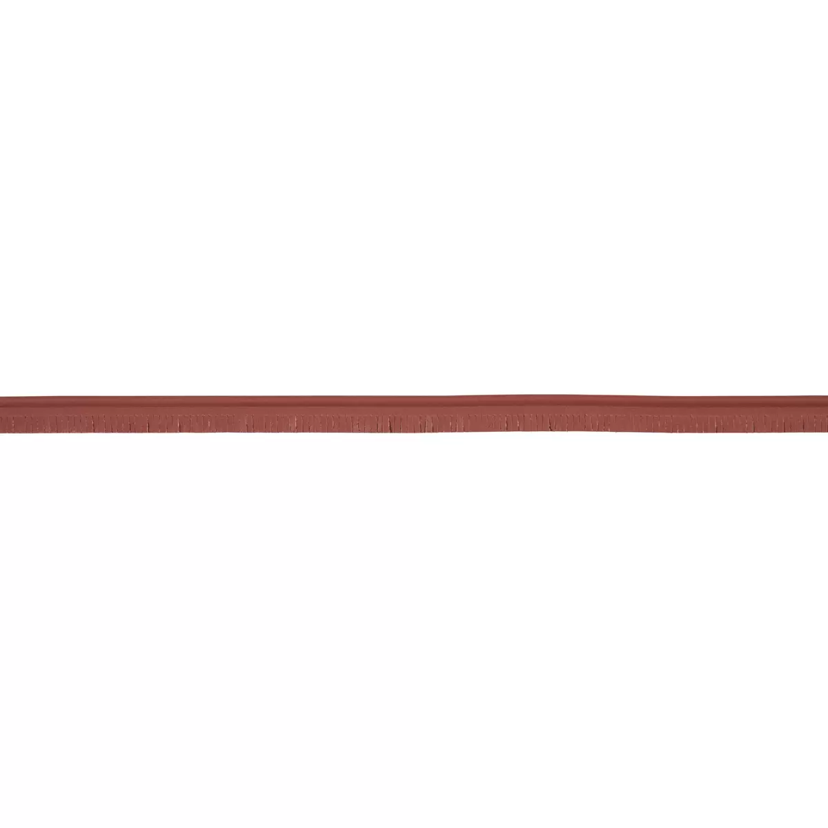BURNHAM NARROW LEATHER PIPING_ RUST