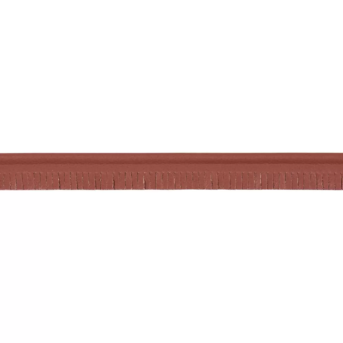 BURNHAM NARROW LEATHER PIPING_ RUST