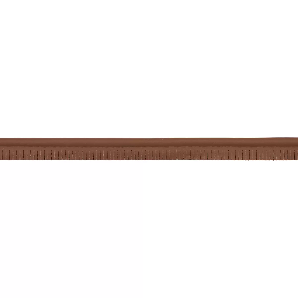 BURNHAM MEDIUM LEATHER PIPING_ BROWN