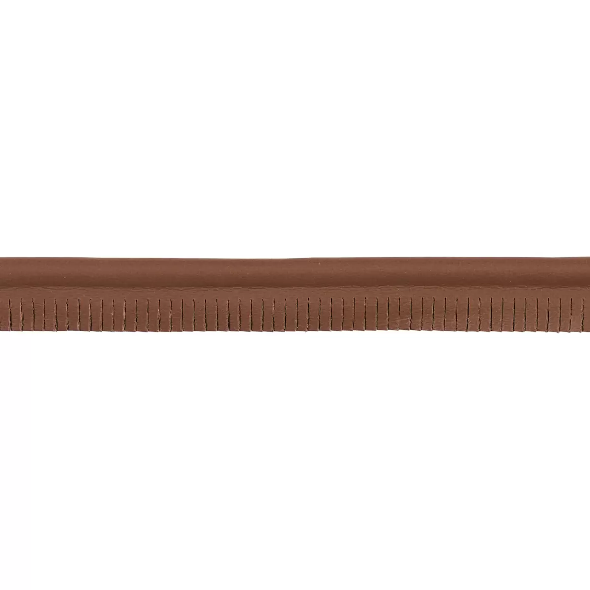 BURNHAM MEDIUM LEATHER PIPING_ BROWN