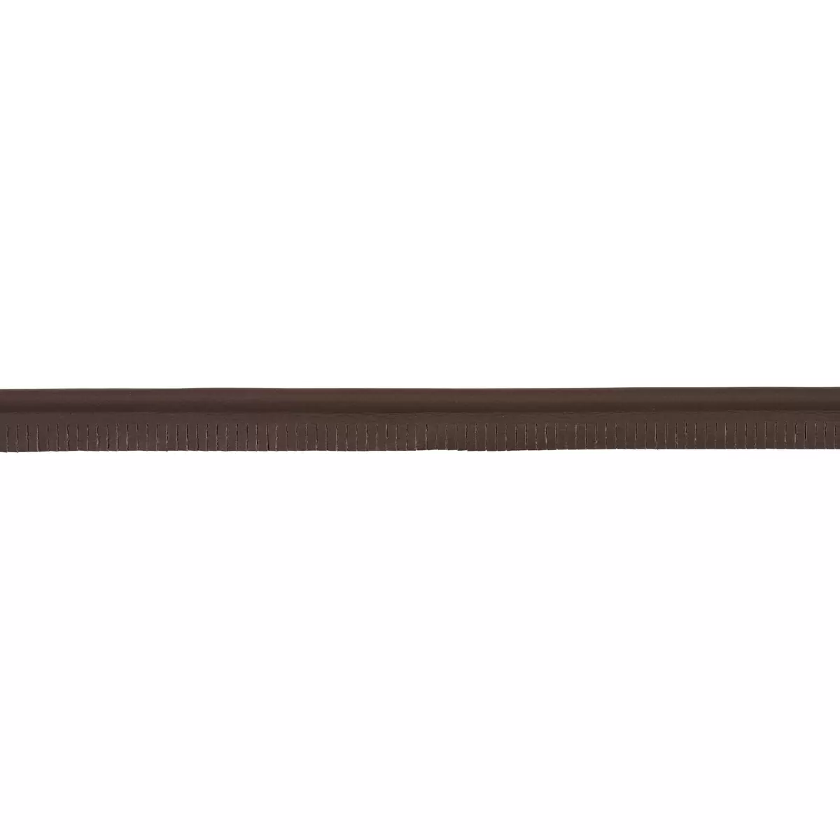 BURNHAM MEDIUM LEATHER PIPING_ DARK BROWN