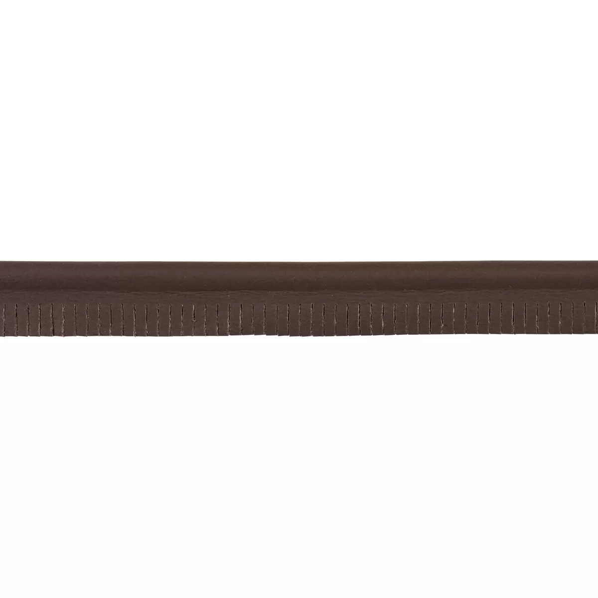 BURNHAM MEDIUM LEATHER PIPING_ DARK BROWN