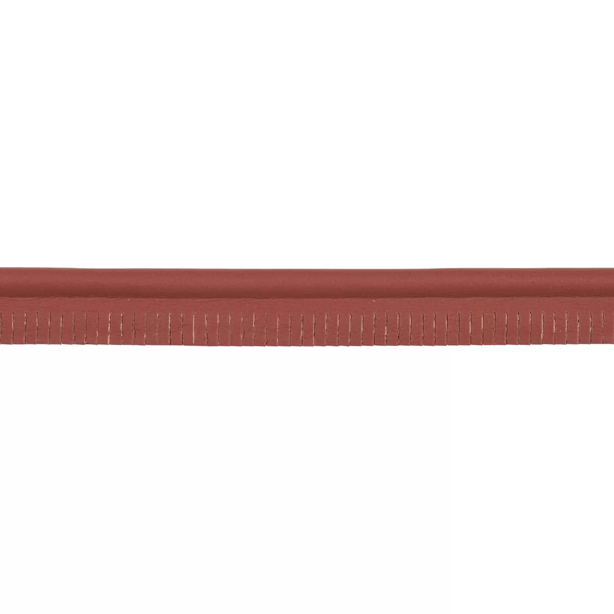 BURNHAM MEDIUM LEATHER PIPING_ RUST