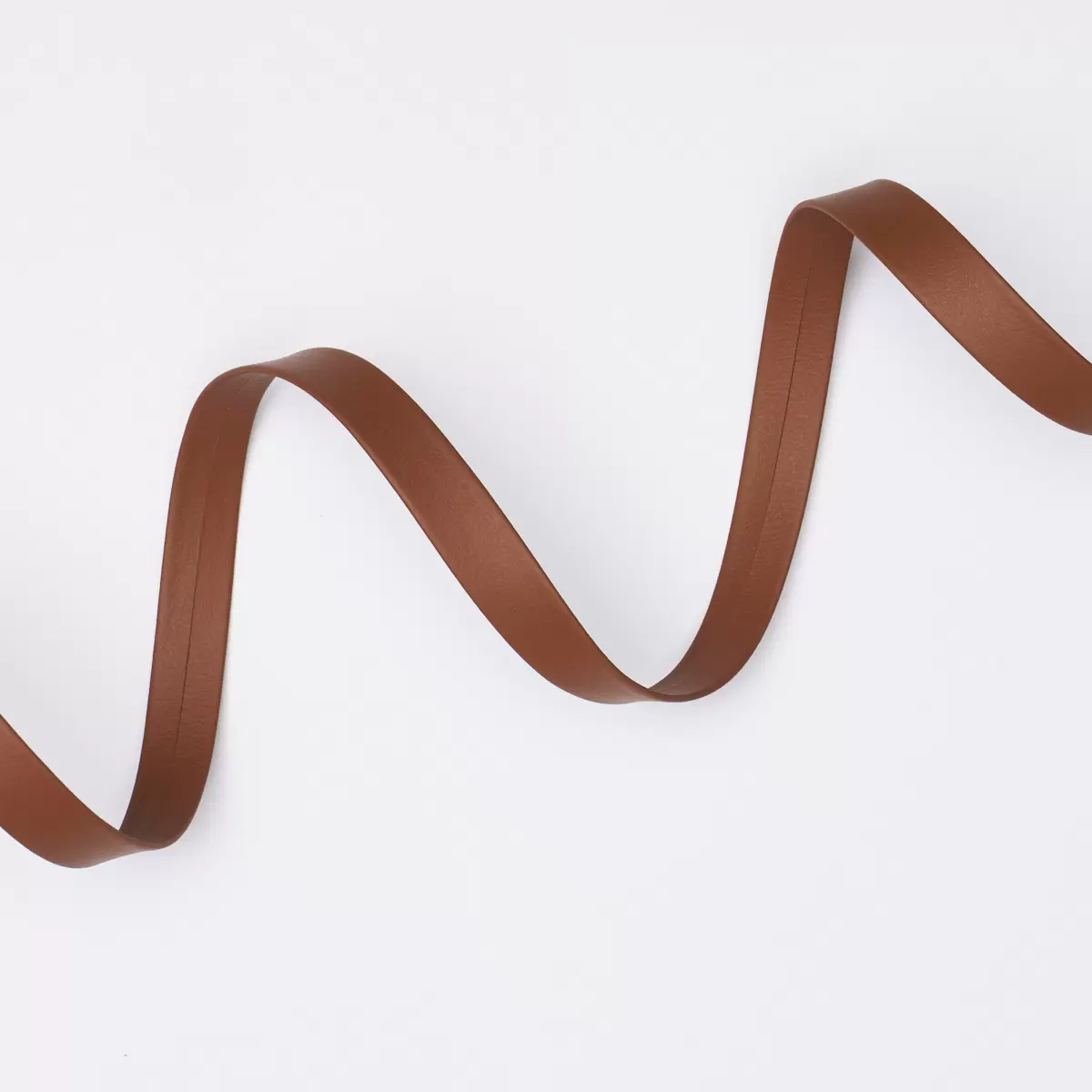 FRAZER NARROW LEATHER TRIM_ BROWN
