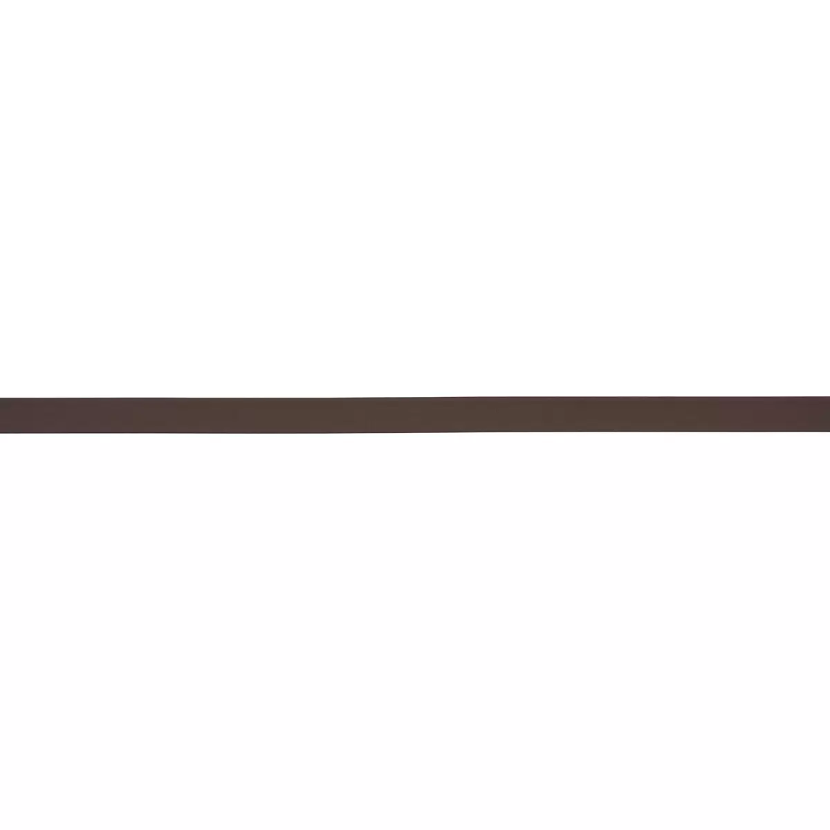 FRAZER NARROW LEATHER TRIM_ DARK BROWN