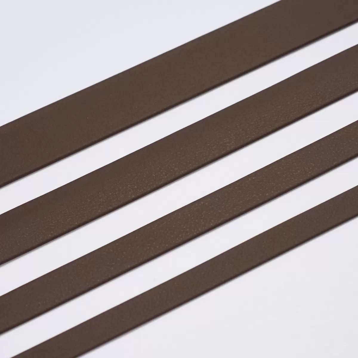 FRAZER NARROW LEATHER TRIM_ DARK BROWN