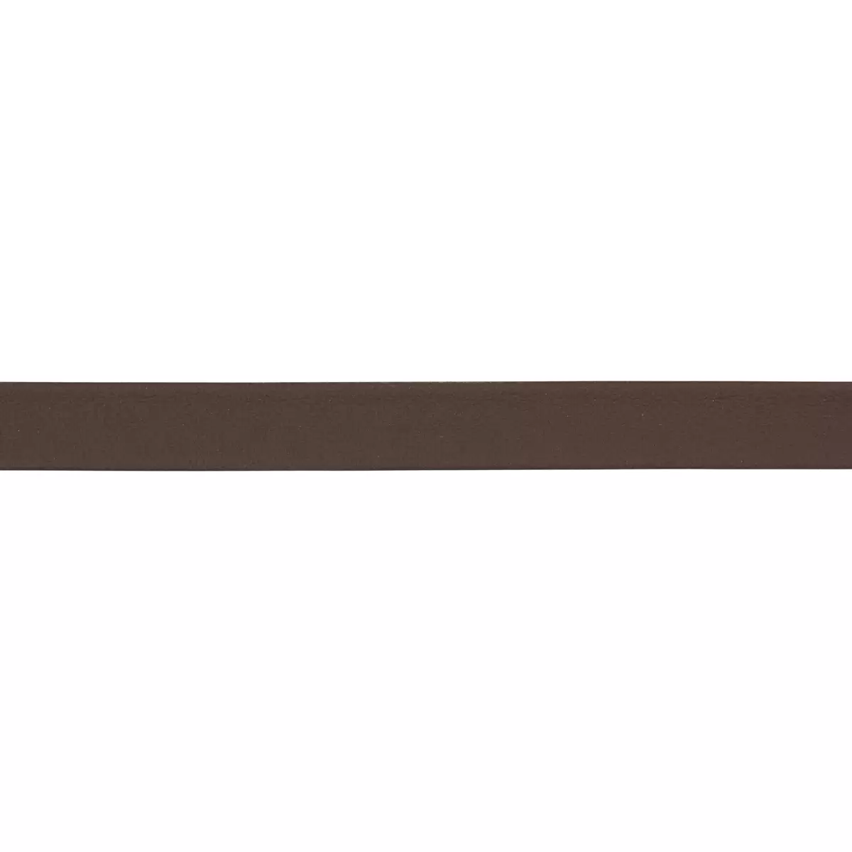 FRAZER NARROW LEATHER TRIM_ DARK BROWN