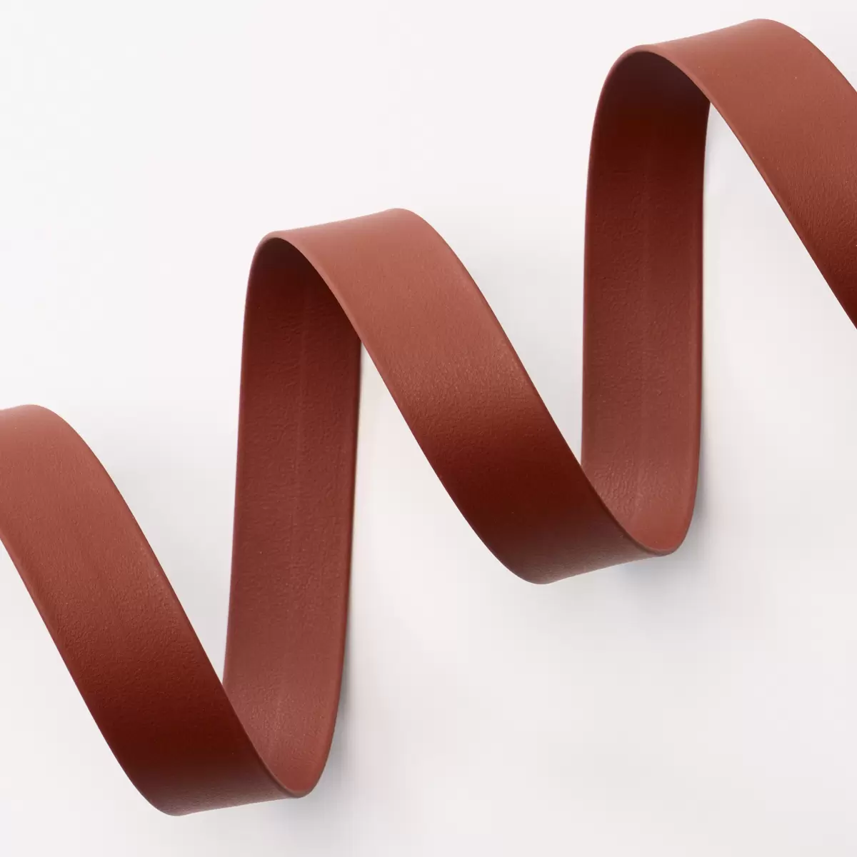 FRAZER WIDE LEATHER TRIM_ RUST