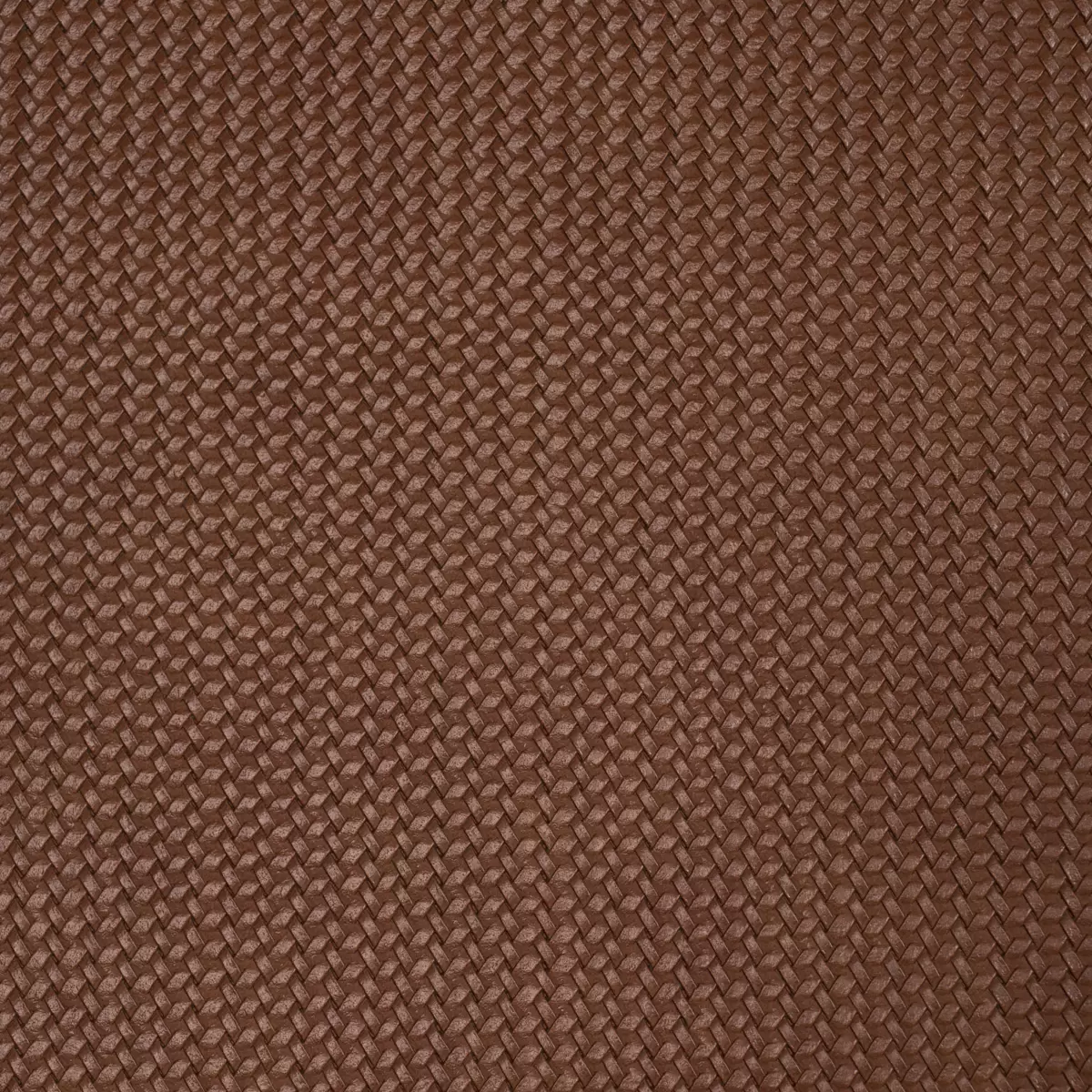 VEGAN LEATHER RATTAN INDOOR/OUTDOOR_ CHOCOLATE