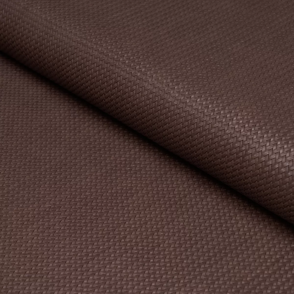 VEGAN LEATHER RATTAN INDOOR/OUTDOOR_ BROWN
