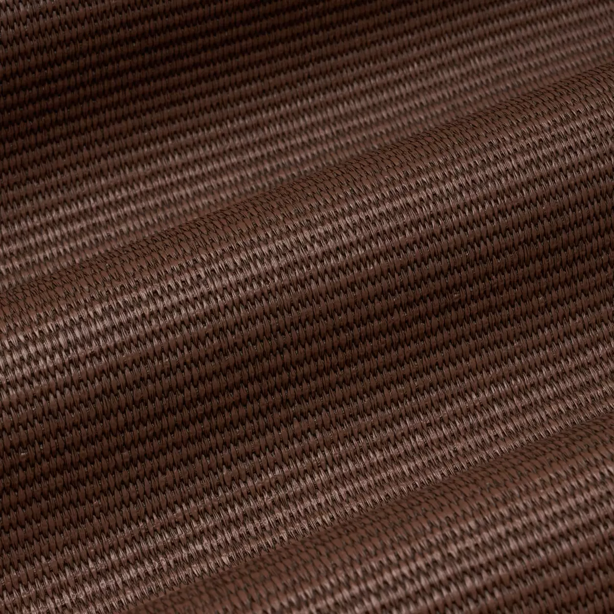 VEGAN LEATHER BASKETWEAVE IN/OUT_ CHOCOLATE