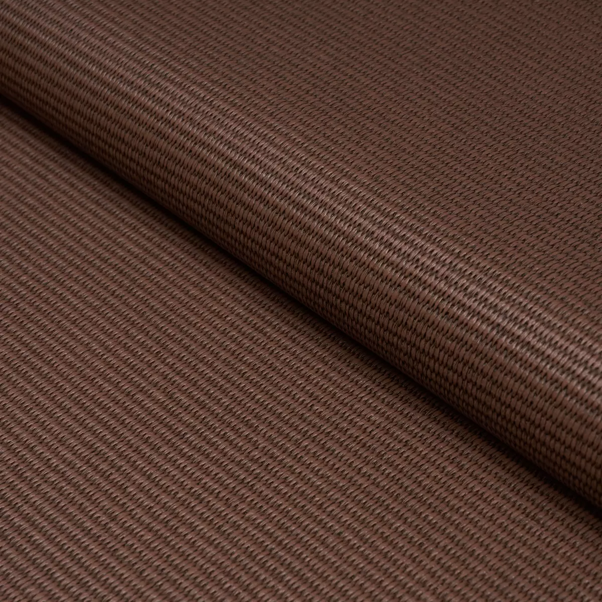 VEGAN LEATHER BASKETWEAVE IN/OUT_ CHOCOLATE
