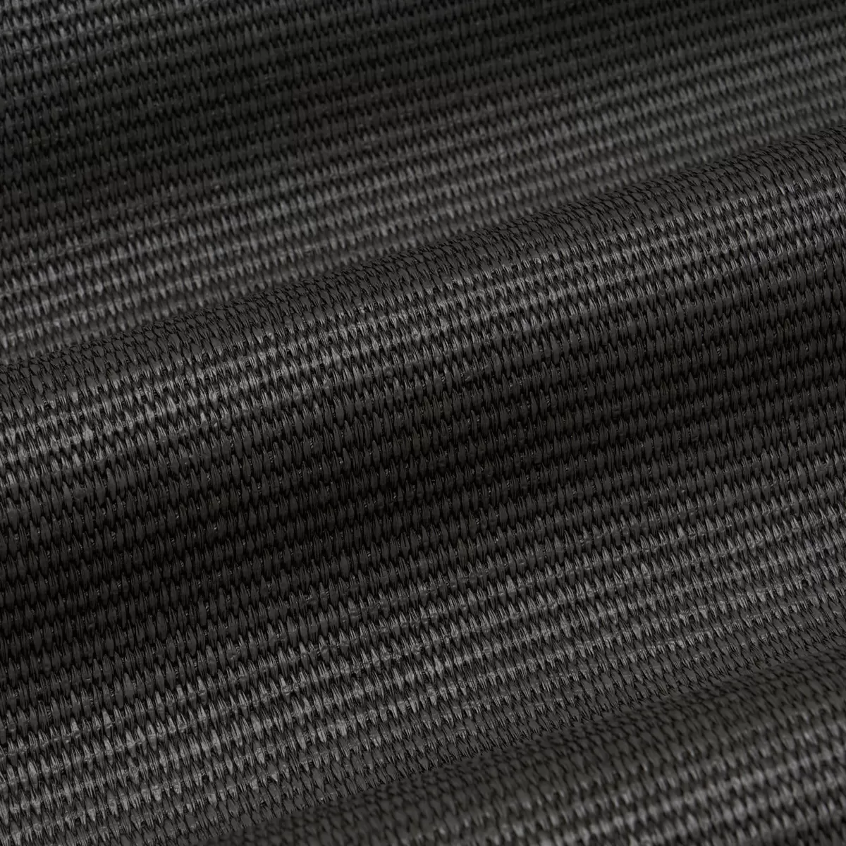 VEGAN LEATHER BASKETWEAVE IN/OUT_ CHARCOAL