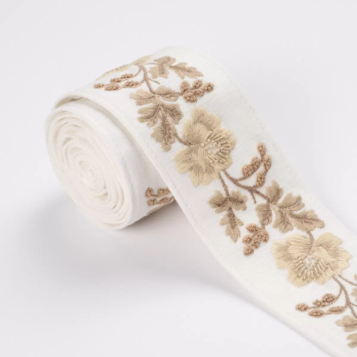 ELISE HAND-EMBROIDERED TAPE_ HARVEST