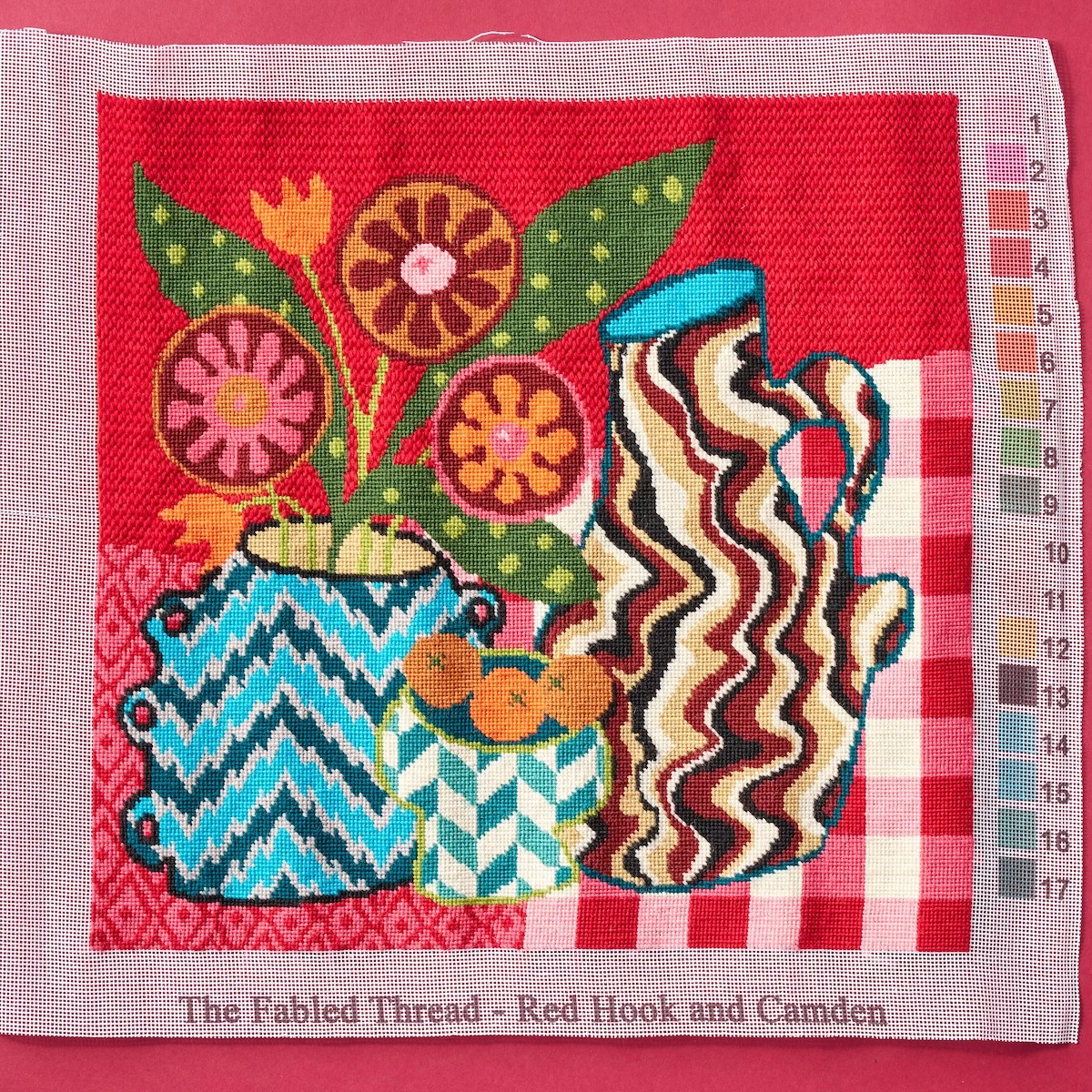 Red Hook & Camden Needlepoint Kit_ MULTI