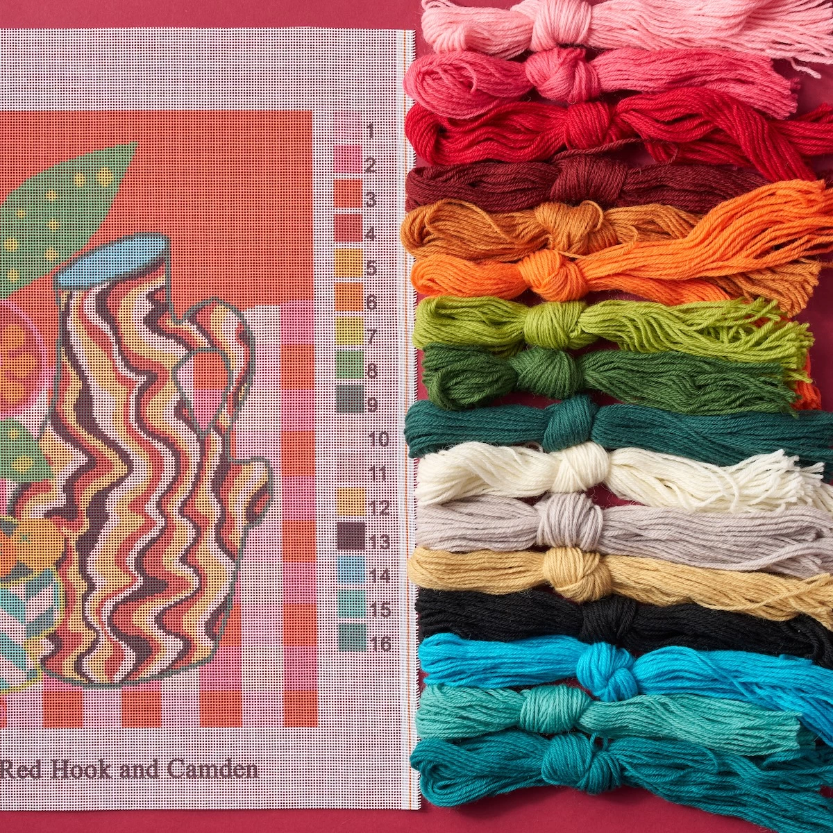 Red Hook & Camden Needlepoint Kit_ MULTI
