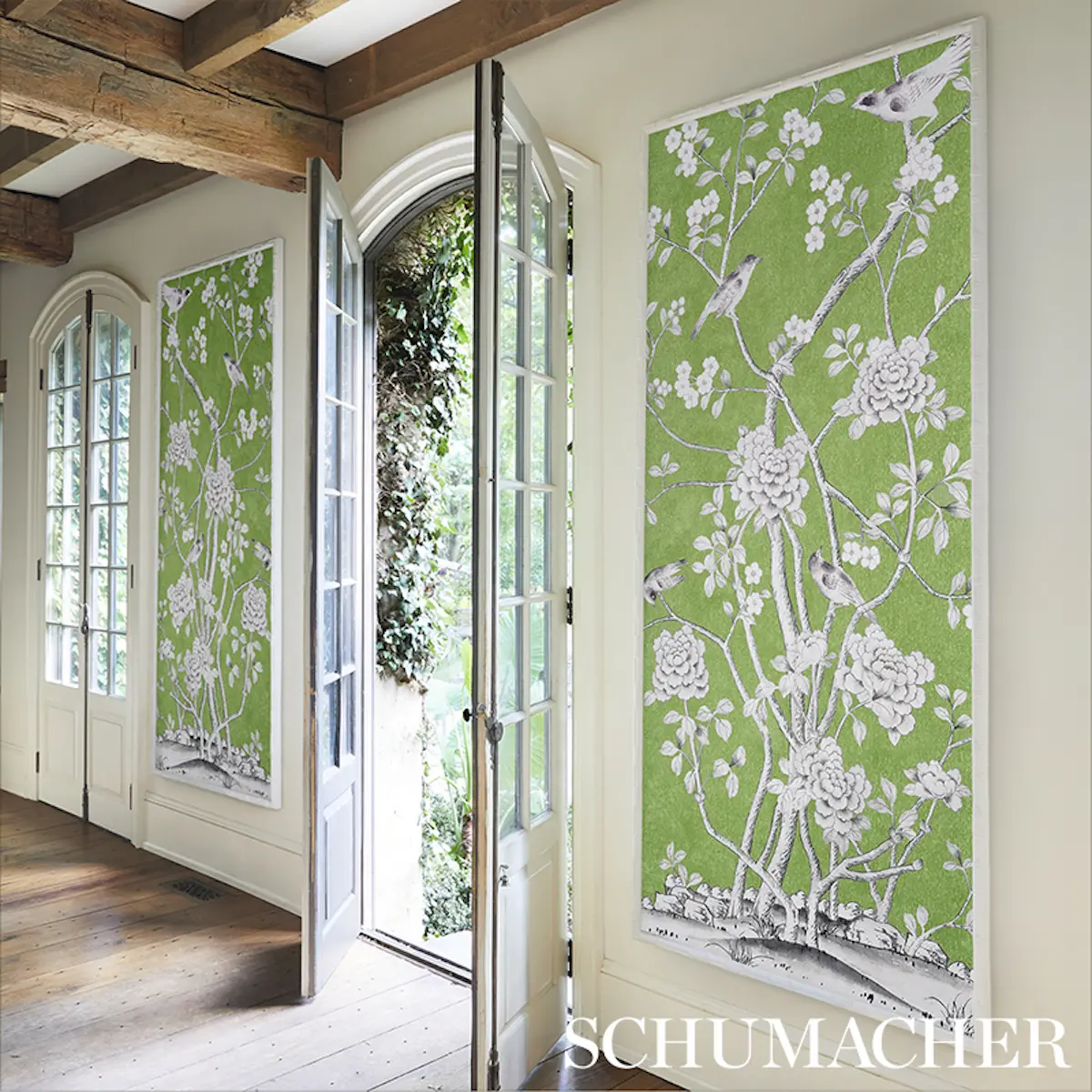 Chinois Palais Art Panel - Right_ LETTUCE