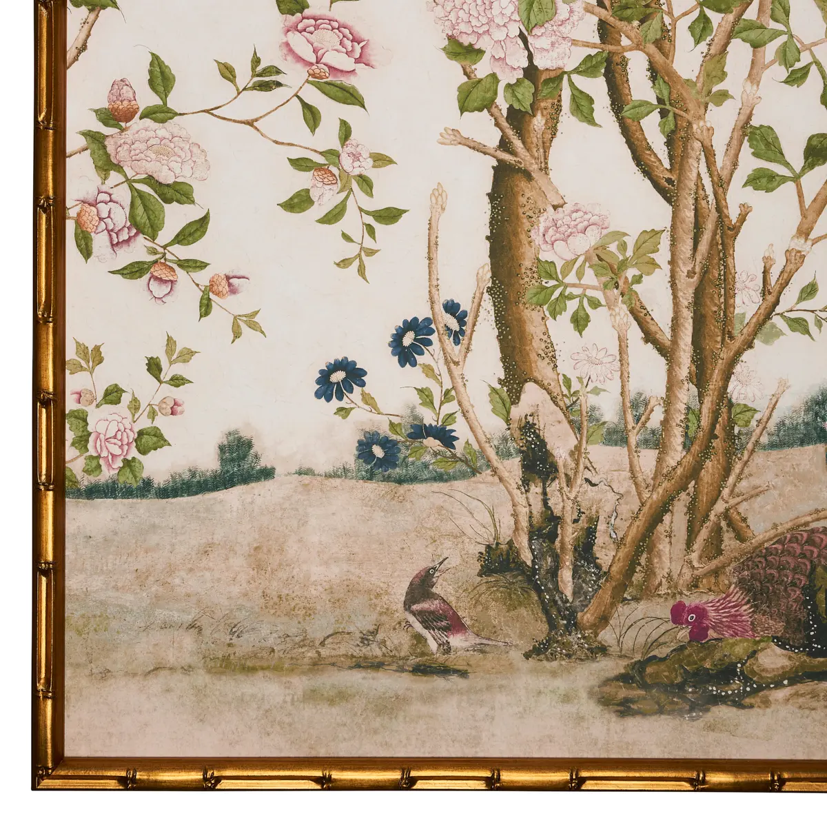 Les Oiseaux Art Panel - Right_ IVORY