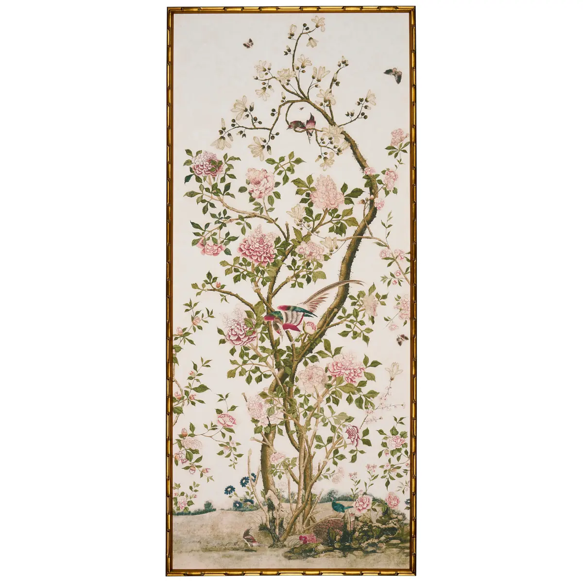 Les Oiseaux Art Panel - Right_ IVORY