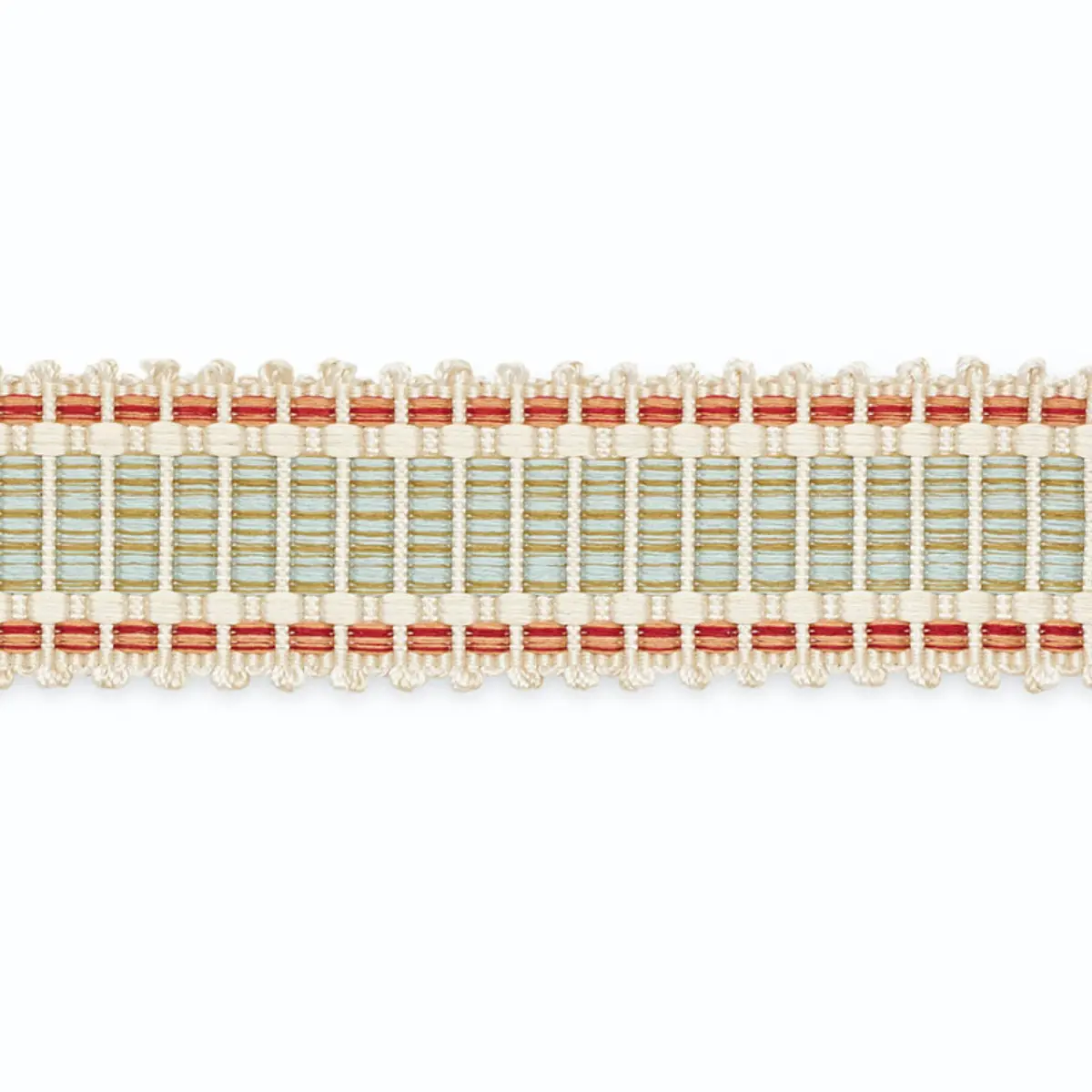 EUGENIE PICOT-EDGE BRAID_ IVORY/AZURE/COPPER