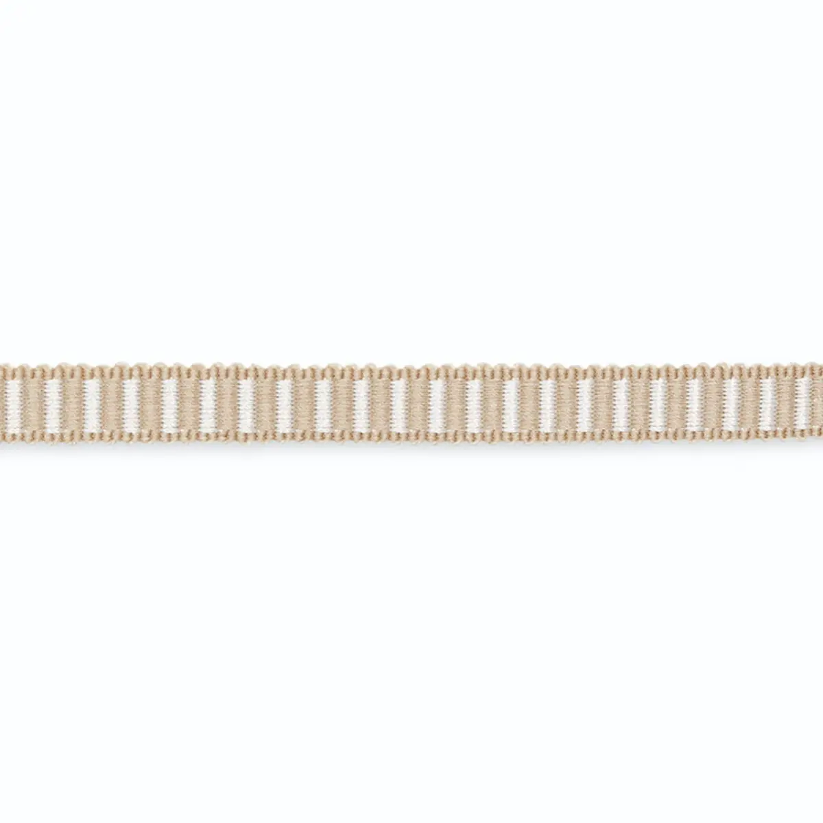 CLAUDINE RAYON GIMP 1/2"_ SANDSTONE/WHITE