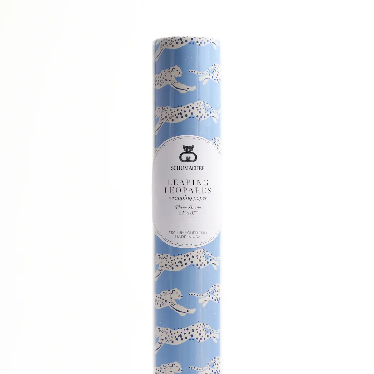 Leaping Leopards Wrapping Paper_ SKY