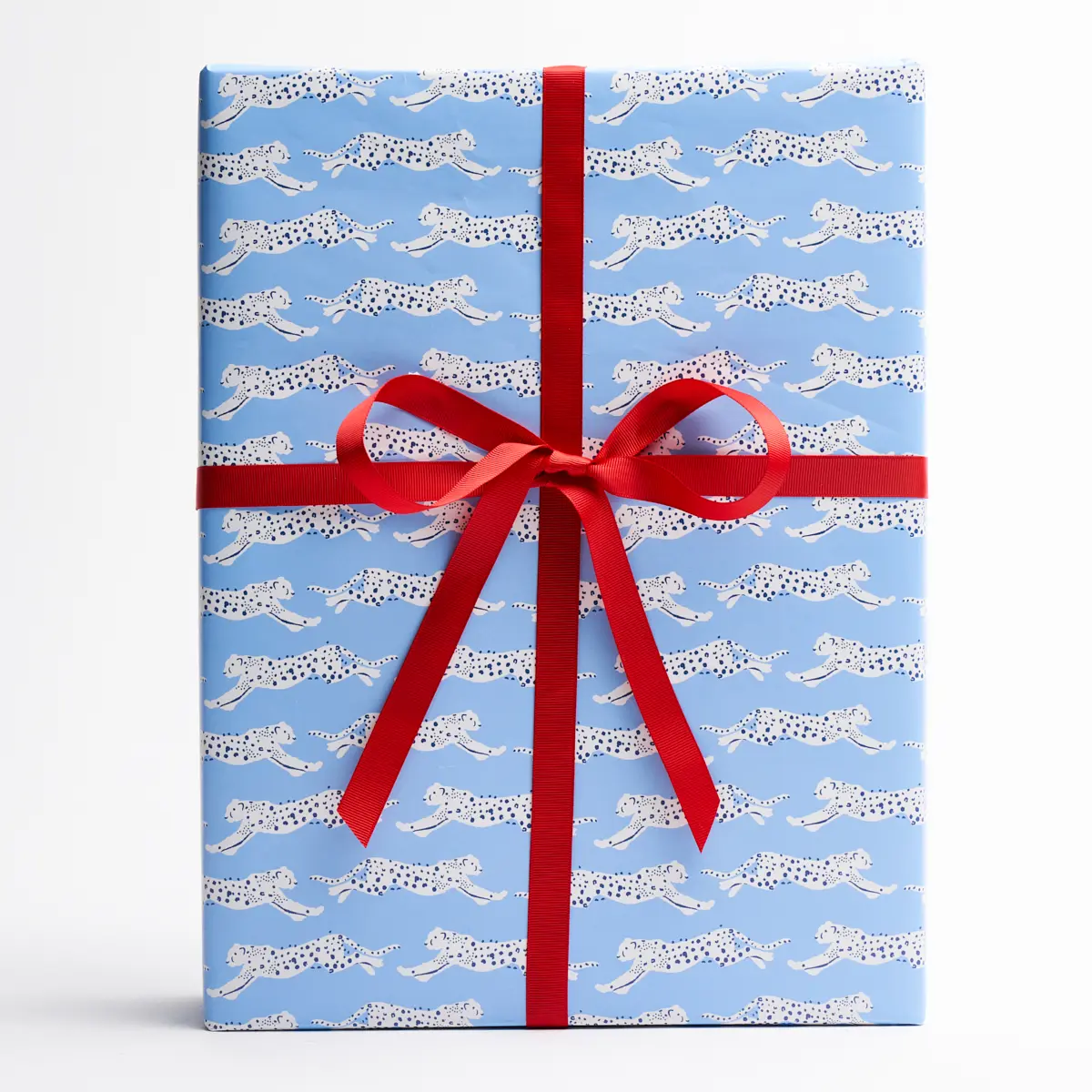 Leaping Leopards Wrapping Paper_ SKY