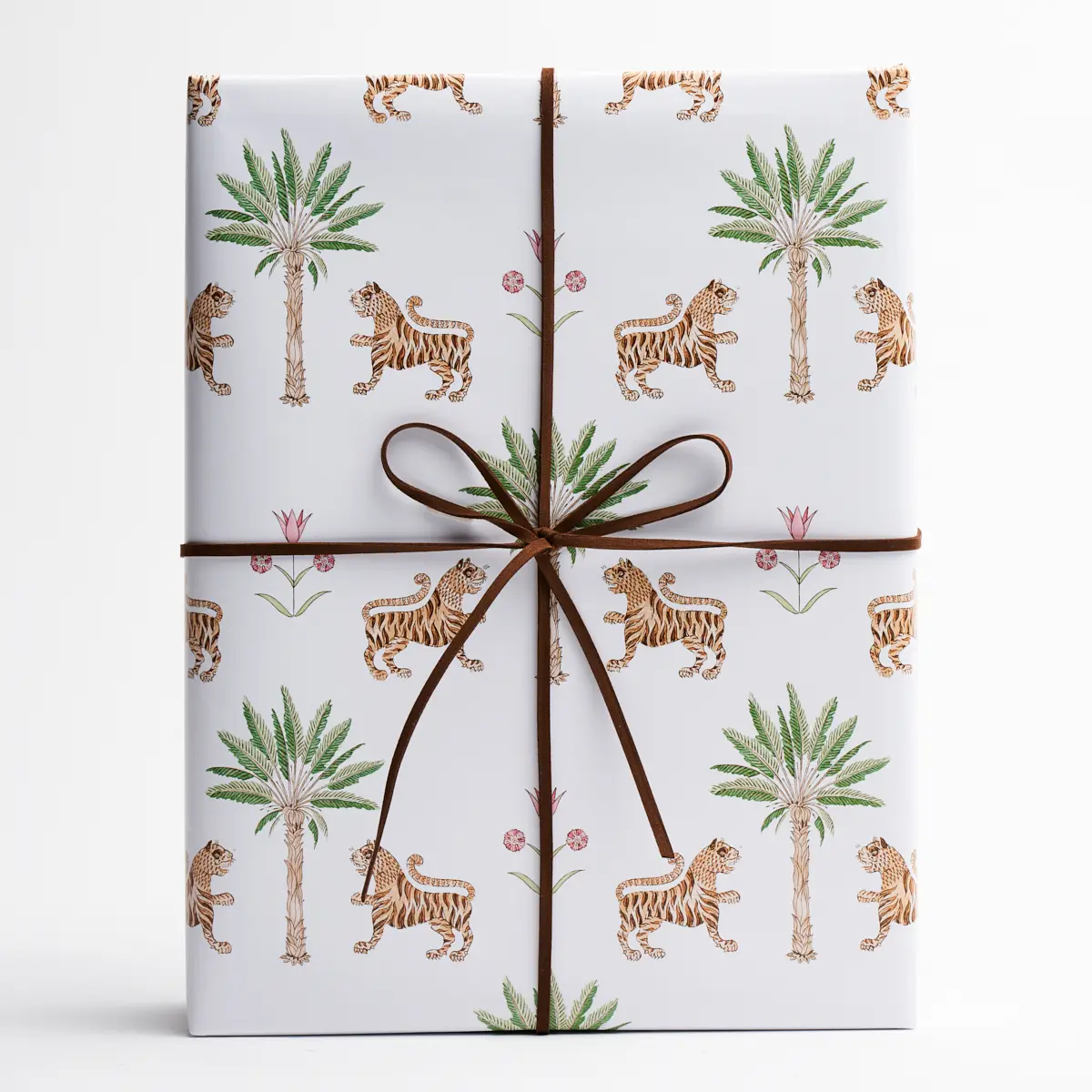 Tiger Palm Wrapping Paper_ CRIMSON