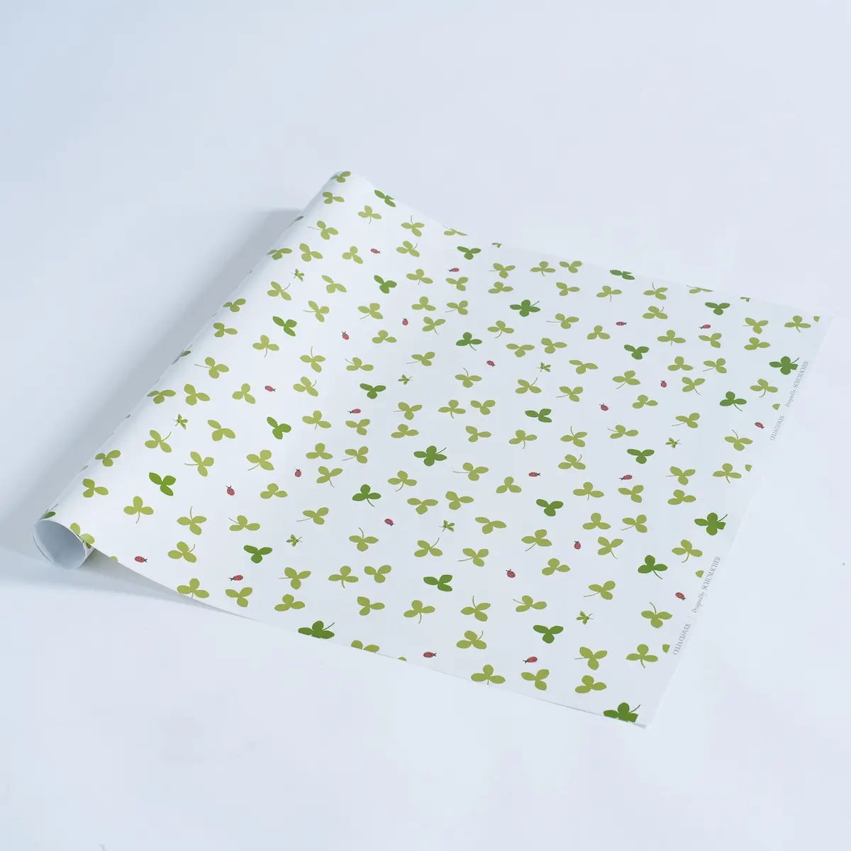 Celia Clover Wrapping Paper_ IVORY