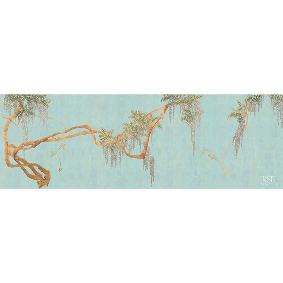 EDO WISTERIA_ CRACKLED BLUE