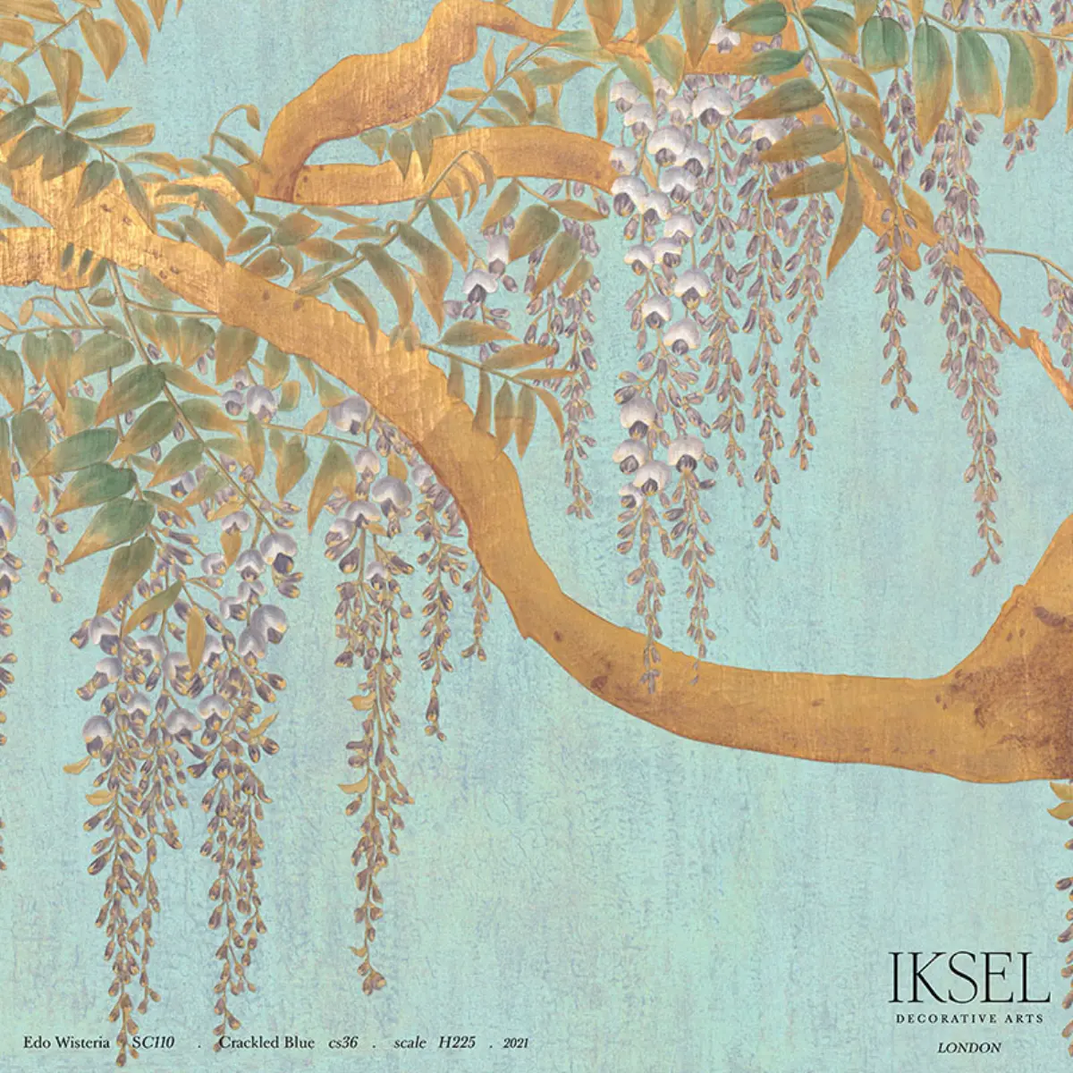 EDO WISTERIA_ CRACKLED BLUE