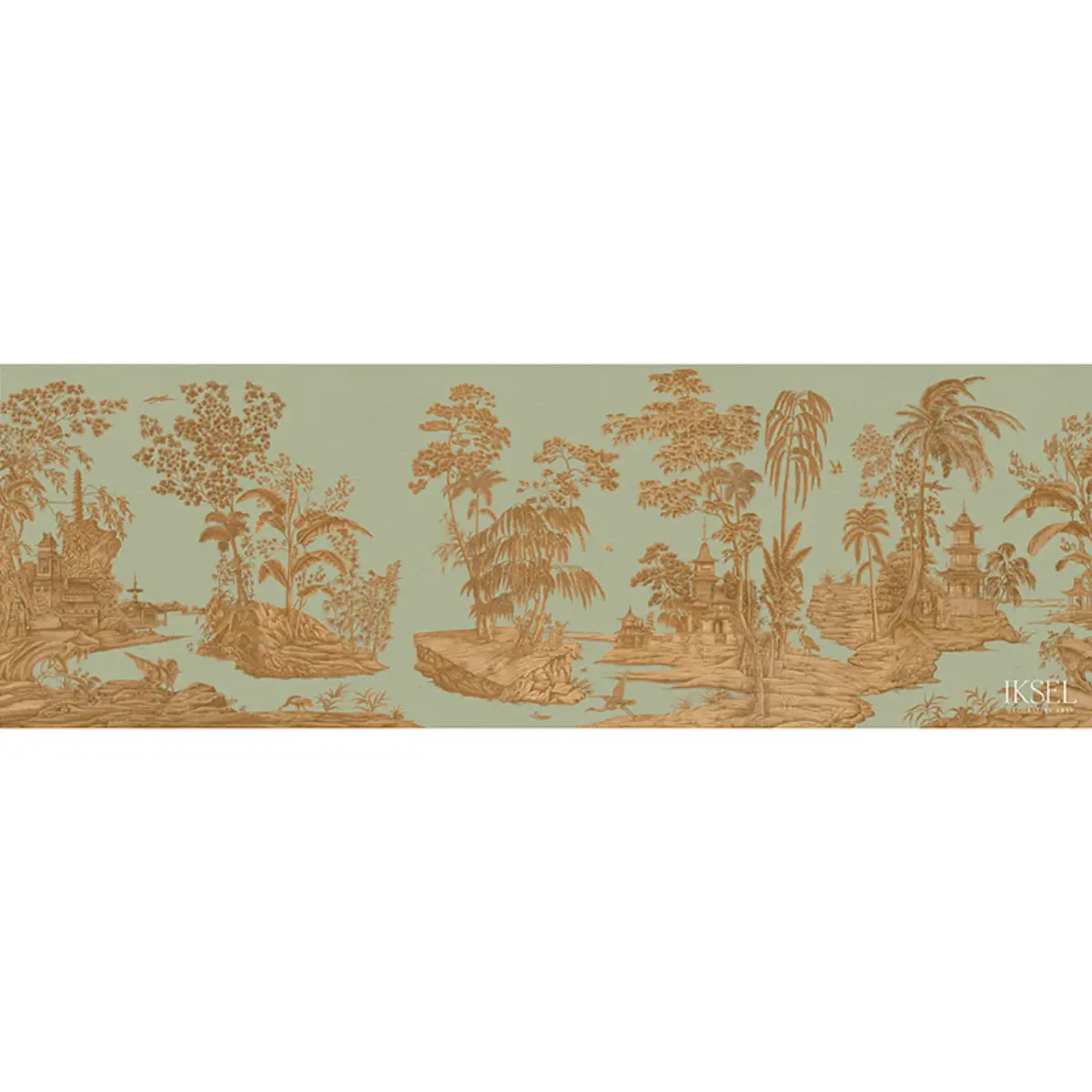EXOTIC CHINOISERIE_ SAGE GREEN