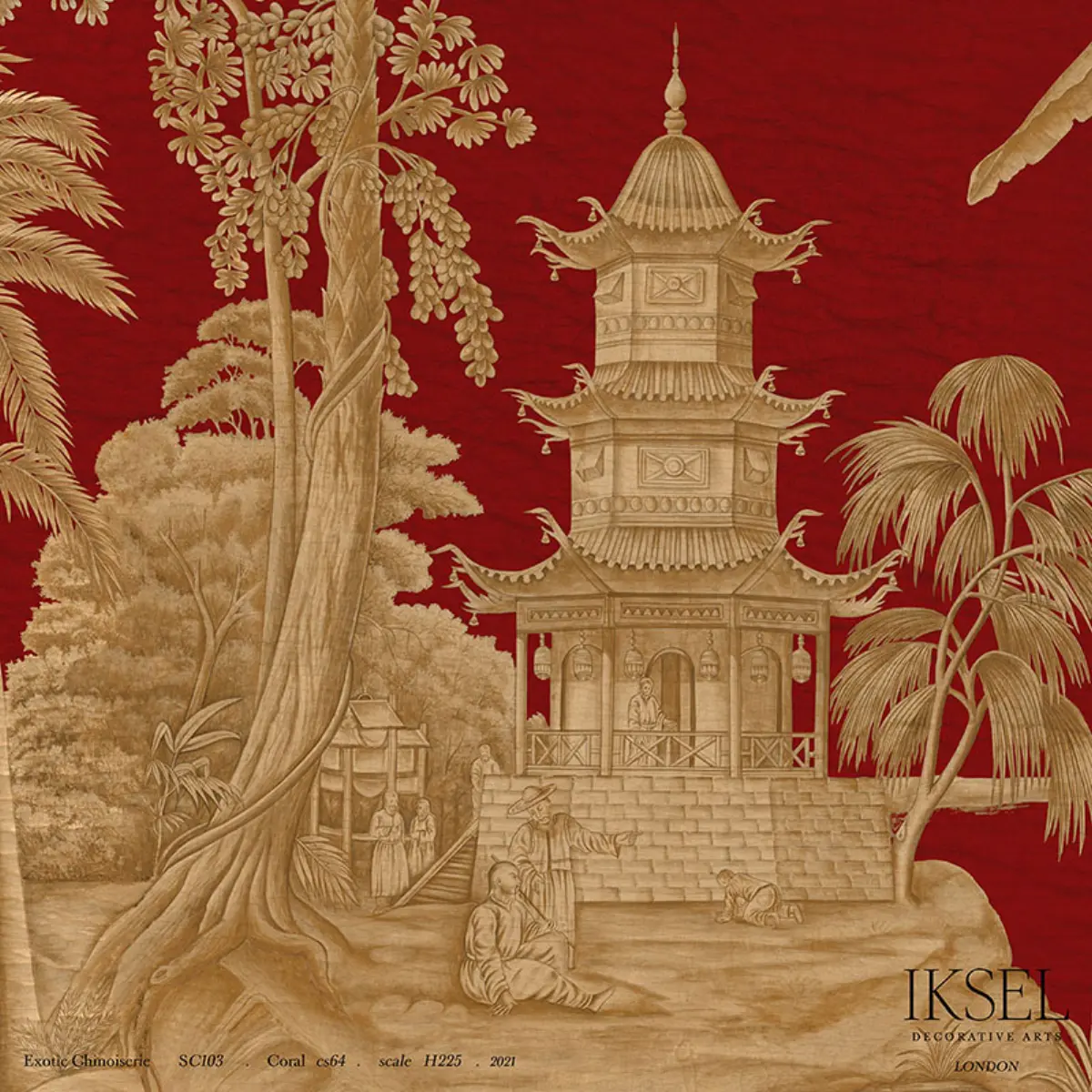 EXOTIC CHINOISERIE_ CORAL