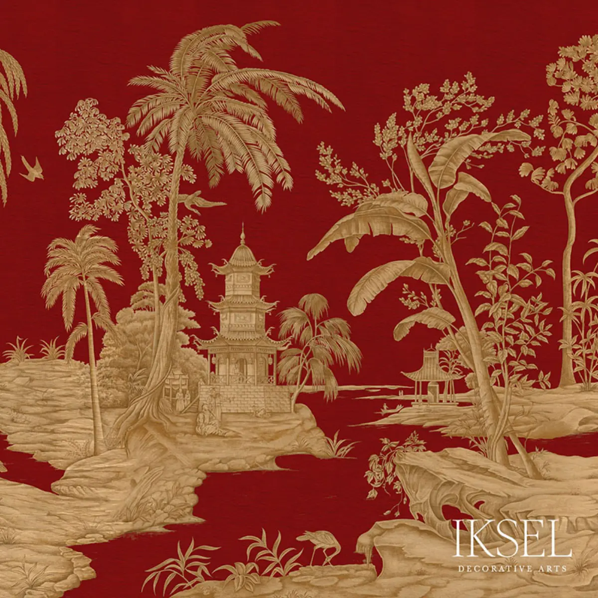 EXOTIC CHINOISERIE_ CORAL