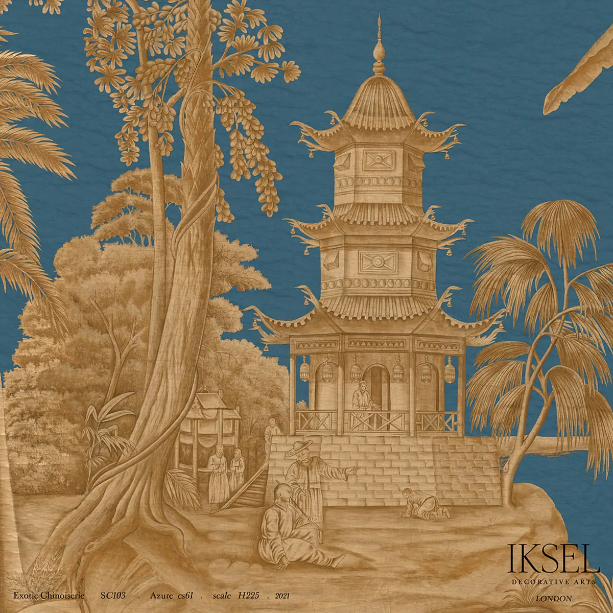 EXOTIC CHINOISERIE_ AZURE