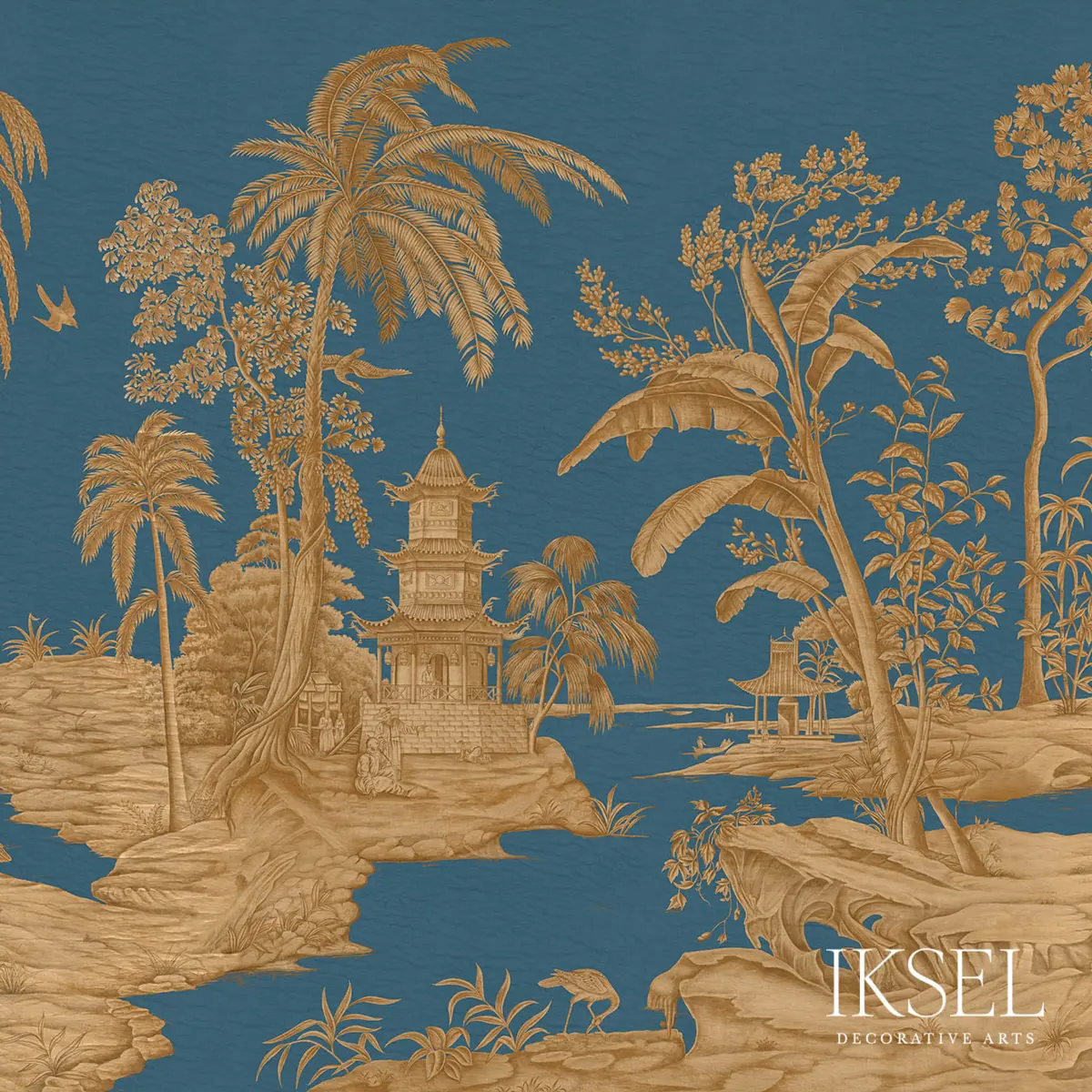 EXOTIC CHINOISERIE_ AZURE