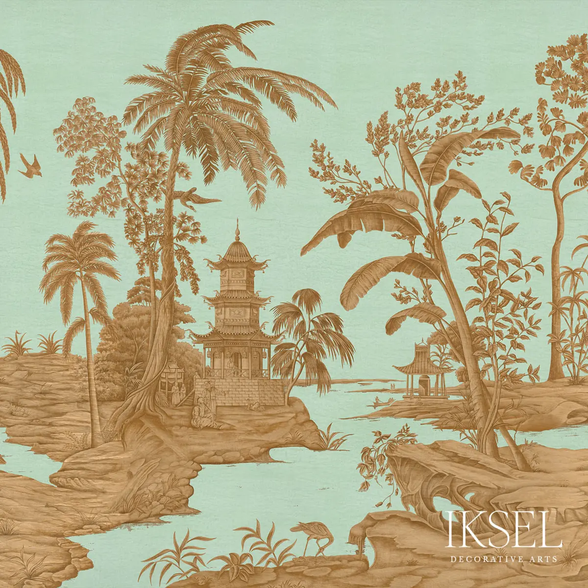 EXOTIC CHINOISERIE_ PISTACHIO