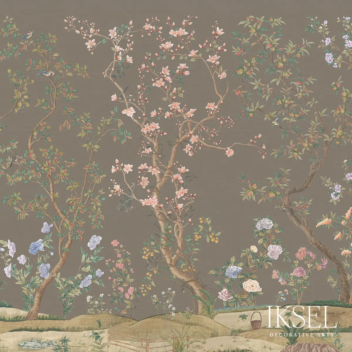 IMPERIAL GARDEN_ CHARCOAL TAUPE