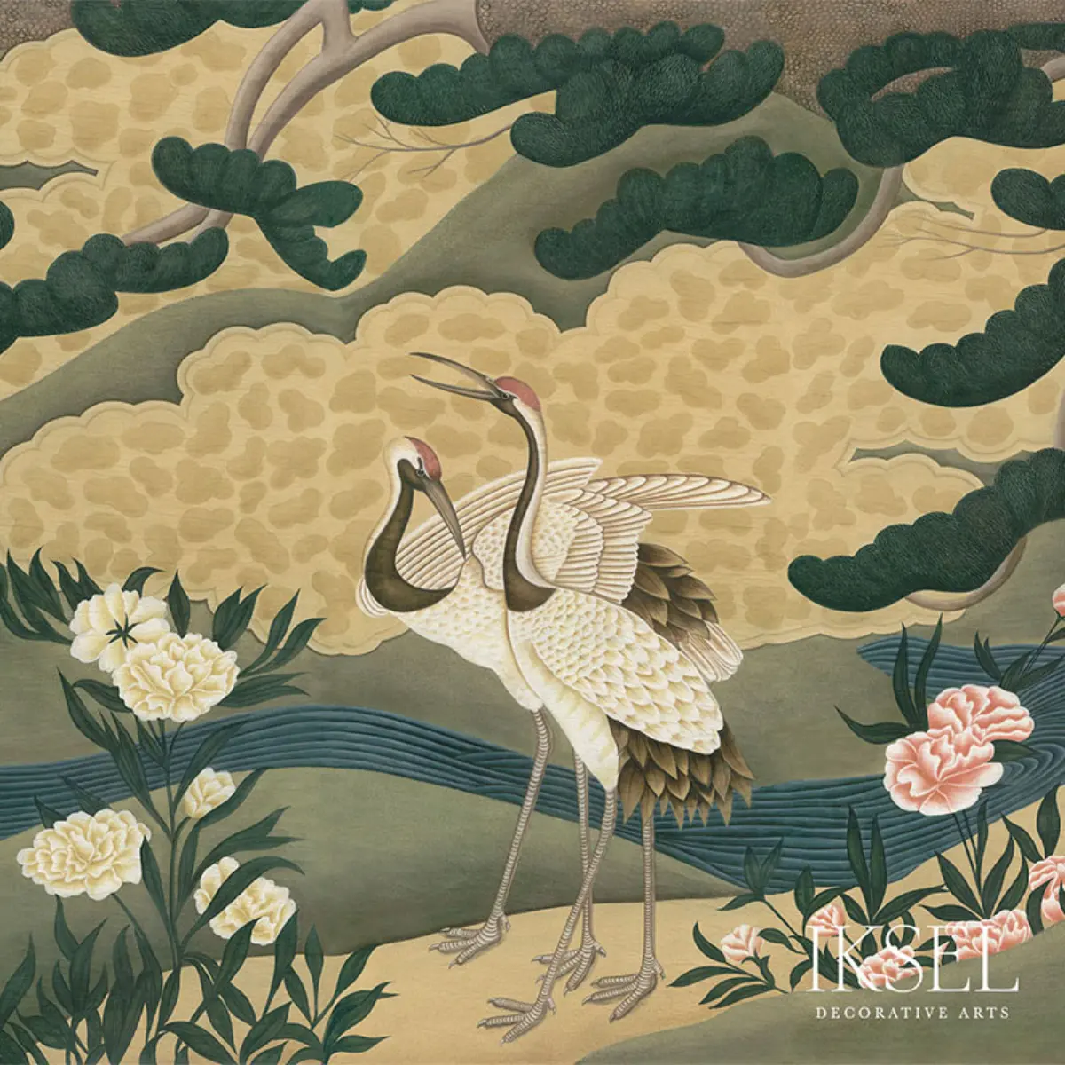JAPANESE CRANES_ ORIGINAL